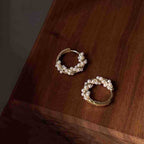Wreath Fresh Water Pearl Earrings