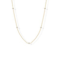 Stellina Station Necklace — 14K Gold-Plated CZ Choker