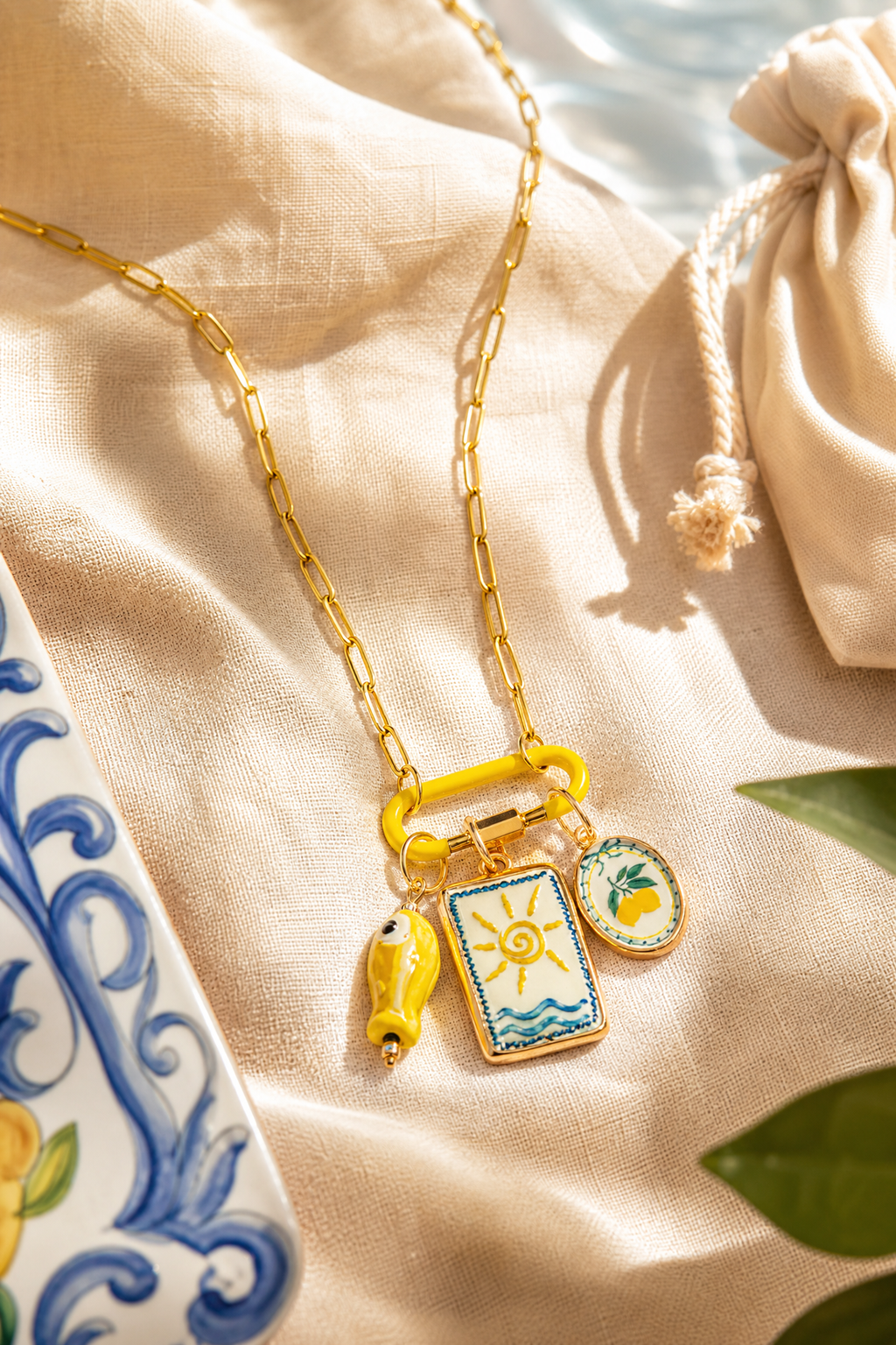 Limone Charm Necklace
