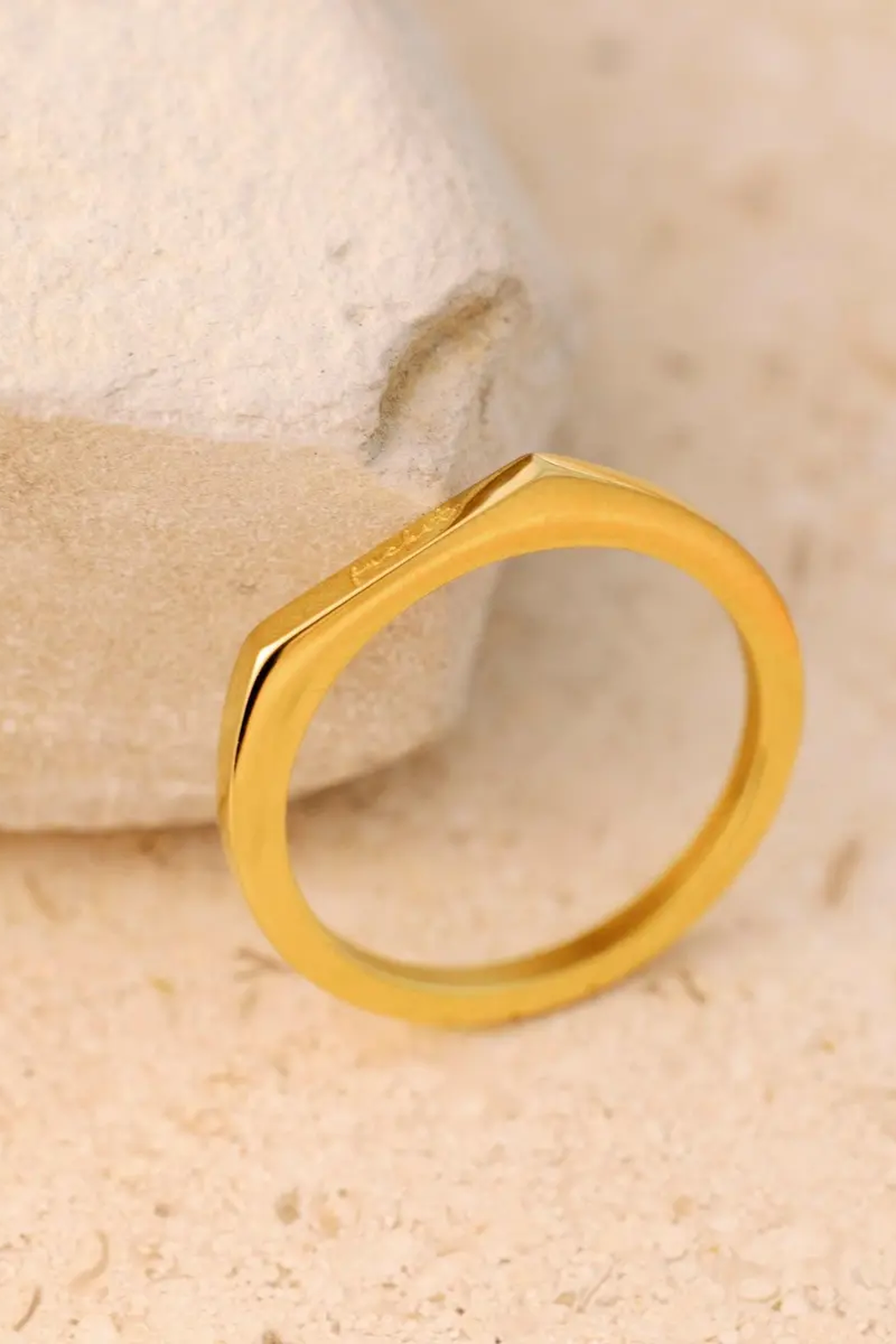 Memory Engraved Reminder Ring in Gold or Silver