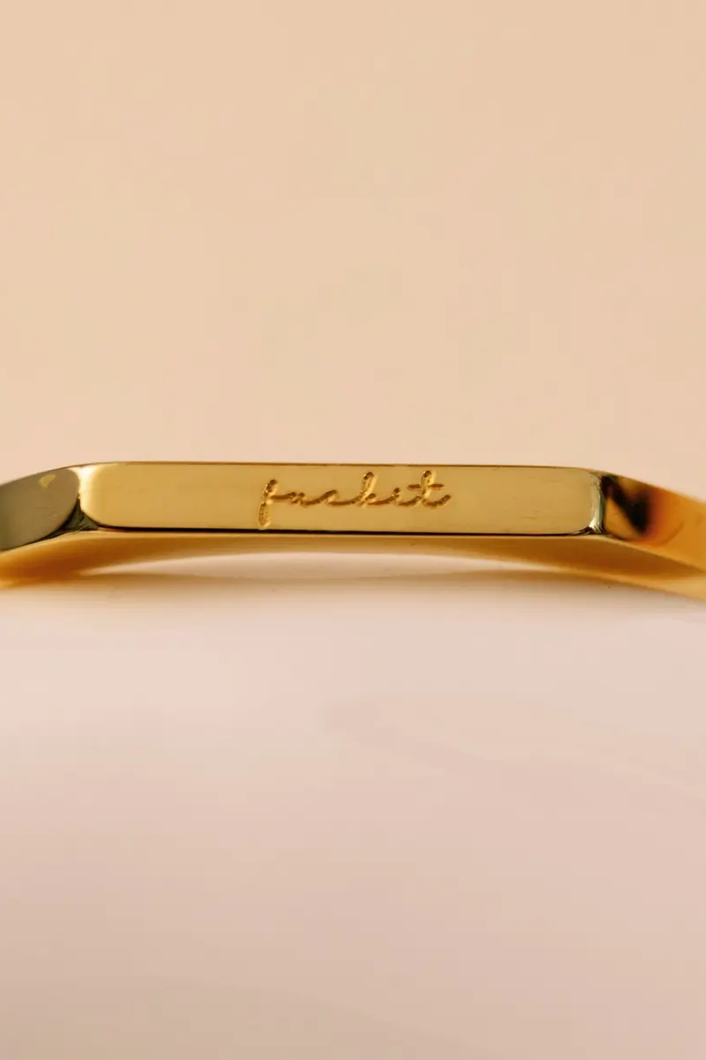 Memory Engraved Reminder Ring in Gold or Silver