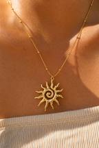 Ravello Sun Pendant Necklace