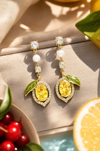 Lemon Earrings Studs