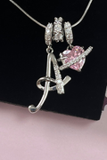 Cifra Initial Sterling Silver Letter Pendant Necklace