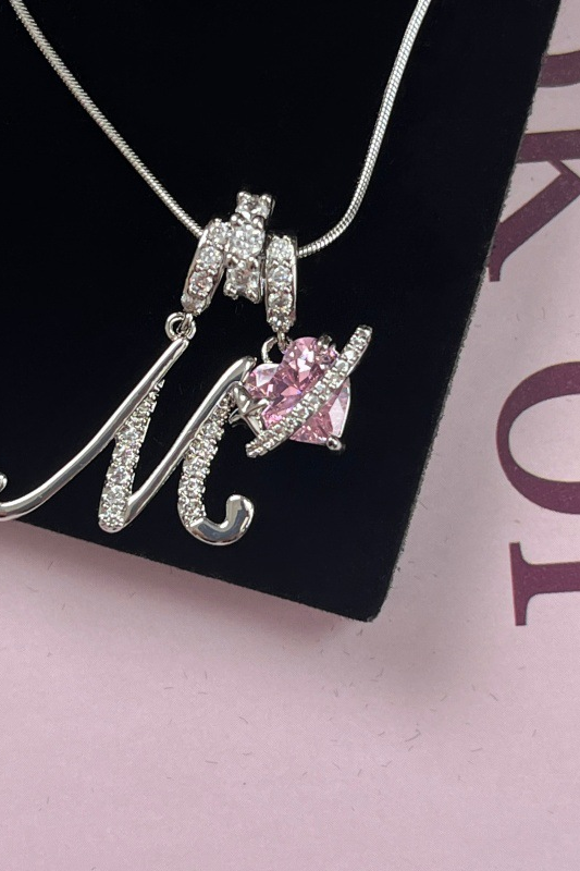 Cifra Initial Sterling Silver Letter Pendant Necklace