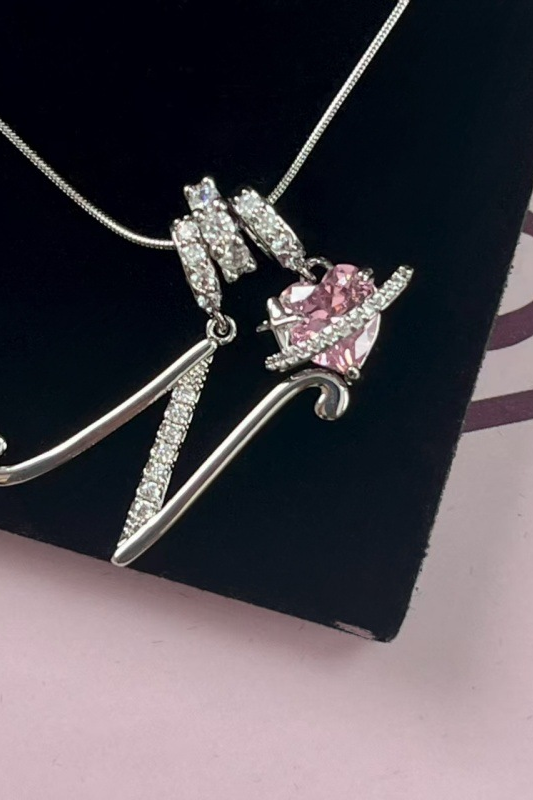 Cifra Initial Sterling Silver Letter Pendant Necklace