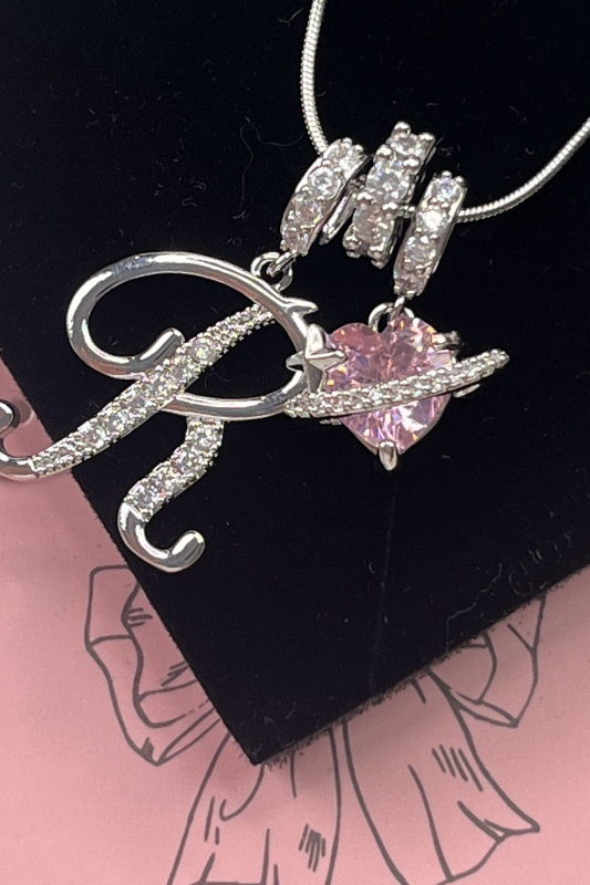 Cifra Initial Sterling Silver Letter Pendant Necklace