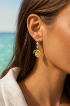 Lemon Earrings Studs