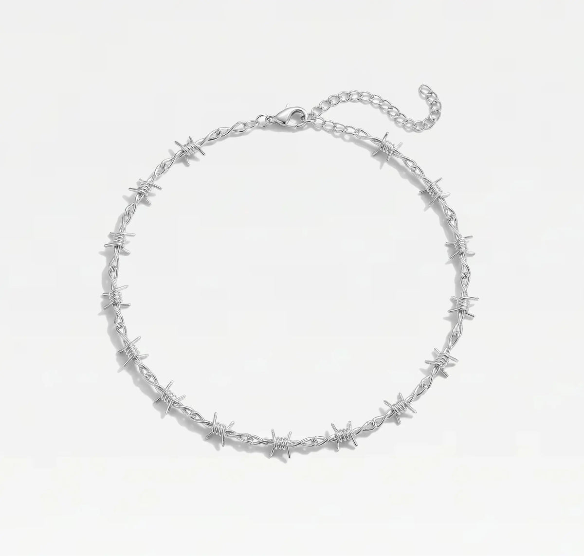 Spina Barbed Choker — 14k Gold Barbed Wire Chain Necklace