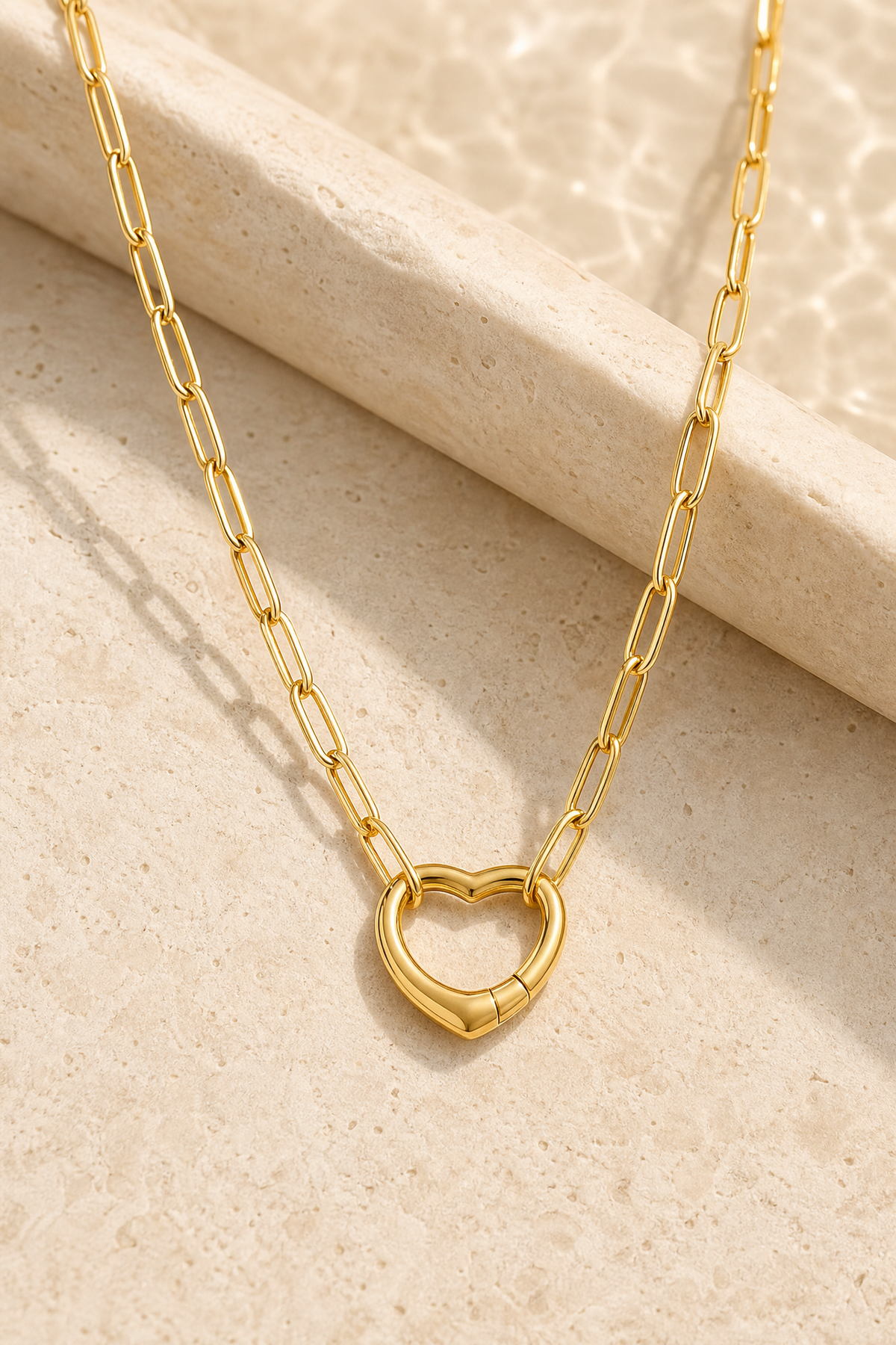 Heart shape Gold-plated Necklace