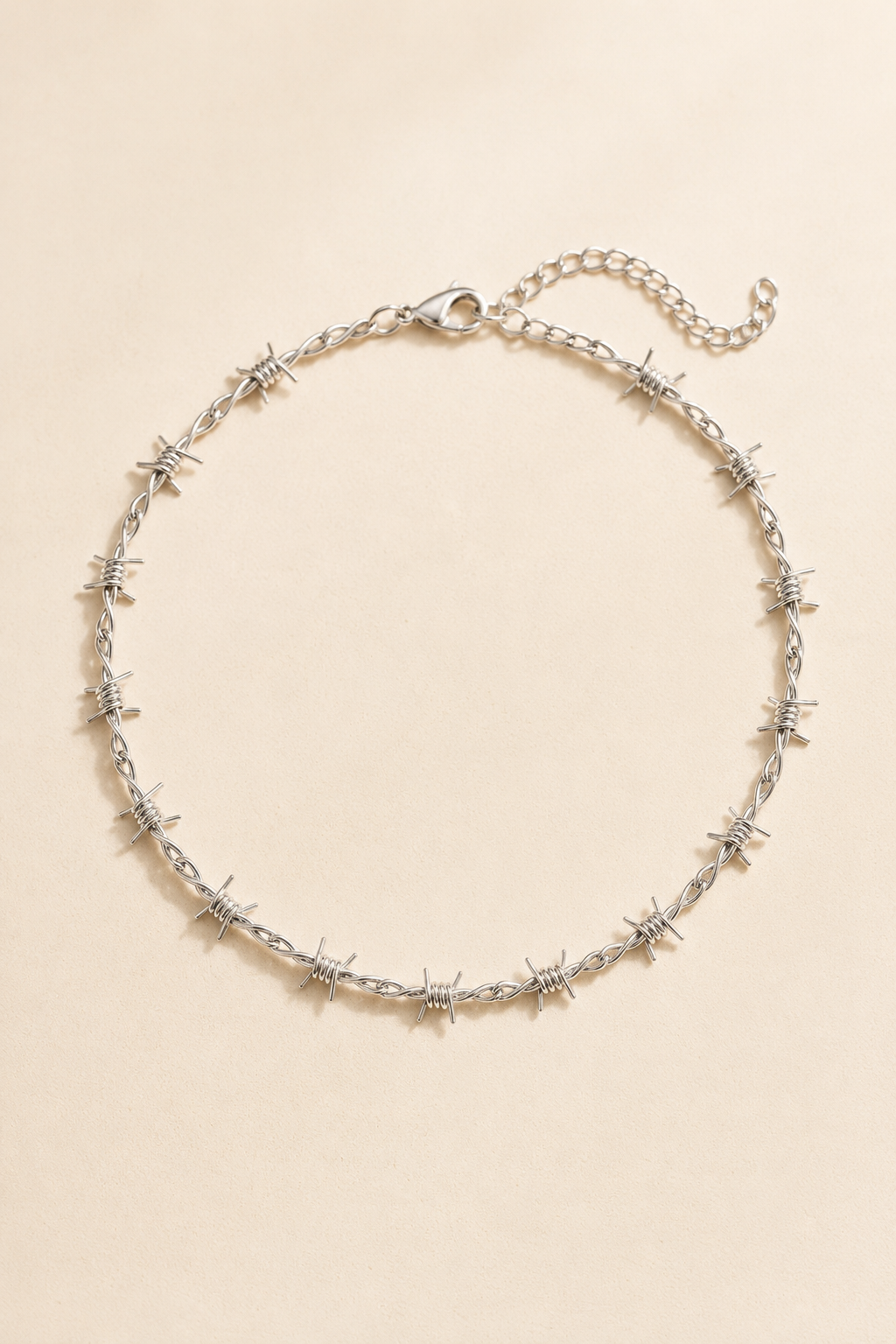 Spina Barbed Choker — 14k Gold Barbed Wire Chain Necklace