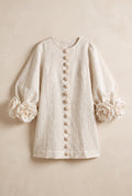 Petalo Puff Sleeve Dress — Floral Cuff Mini