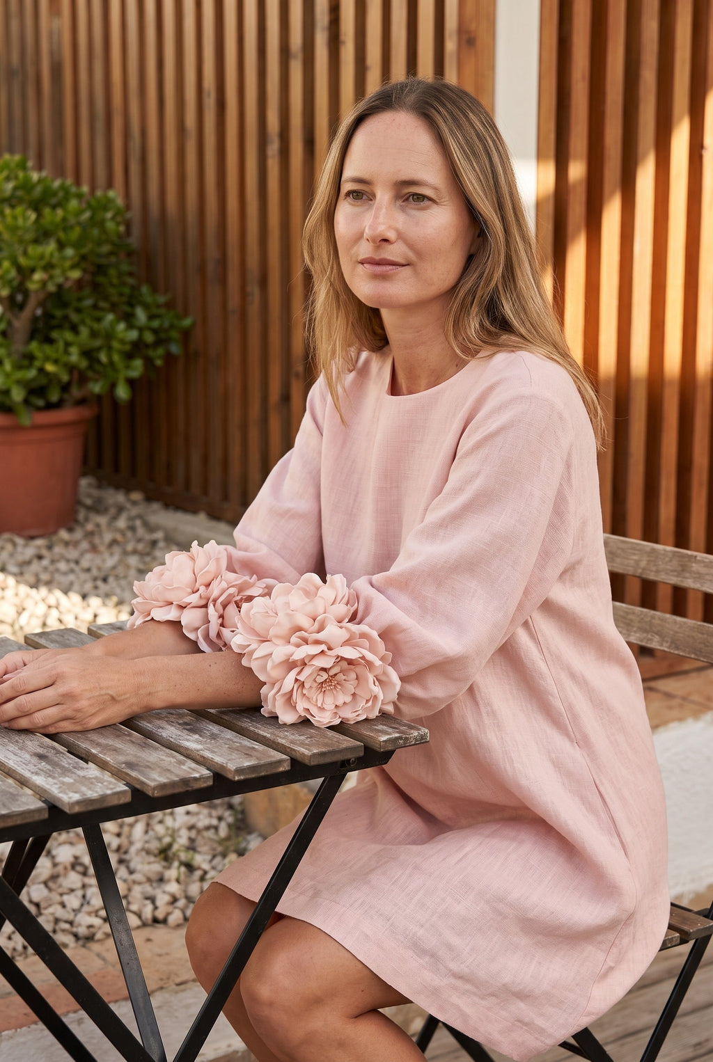 Petalo Puff Sleeve Dress — Floral Cuff Mini