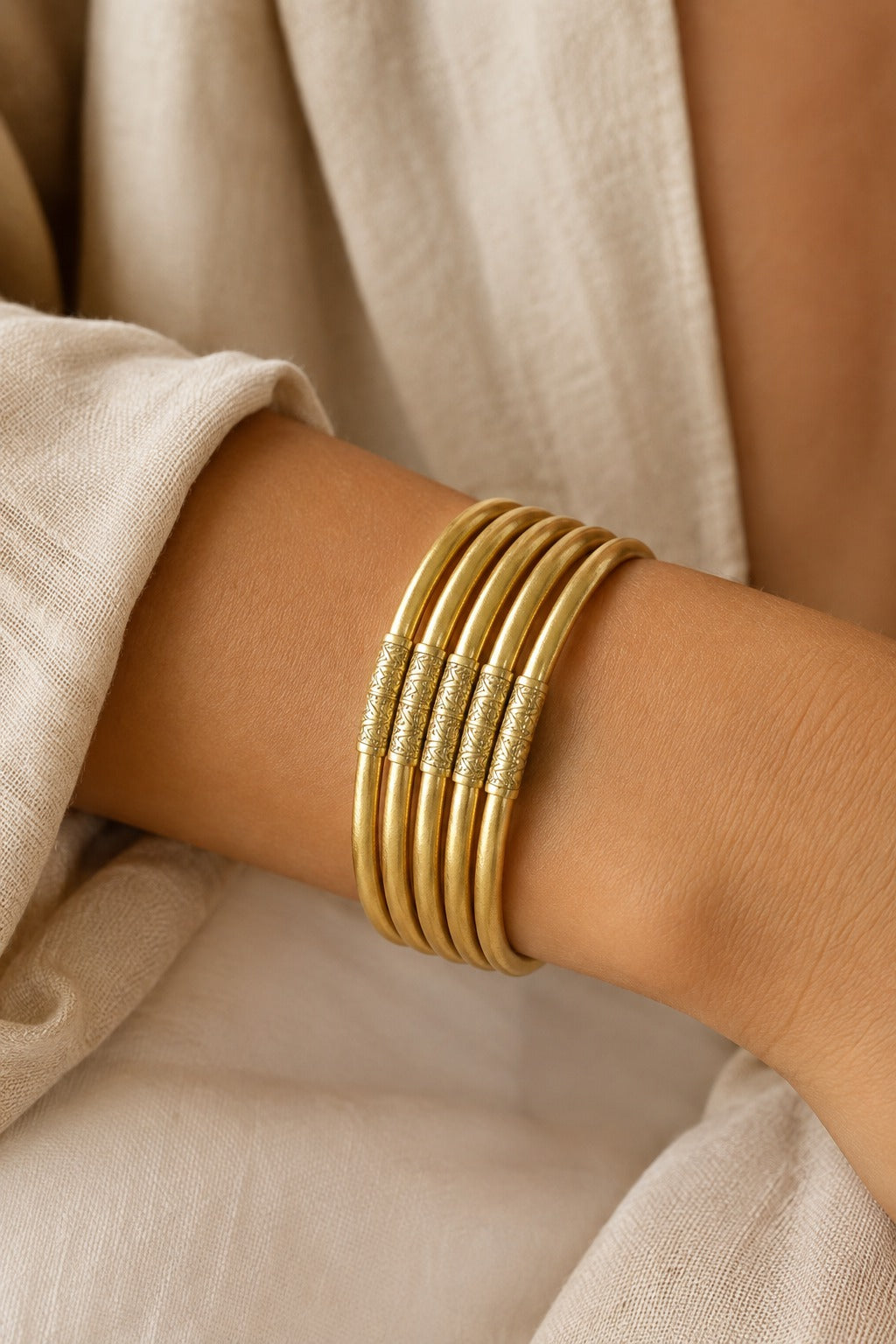 Soundless Stacking Bracelet Bangles