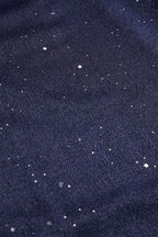 Scintilla Shimmer Dress — Ruffle Hem with Scarf